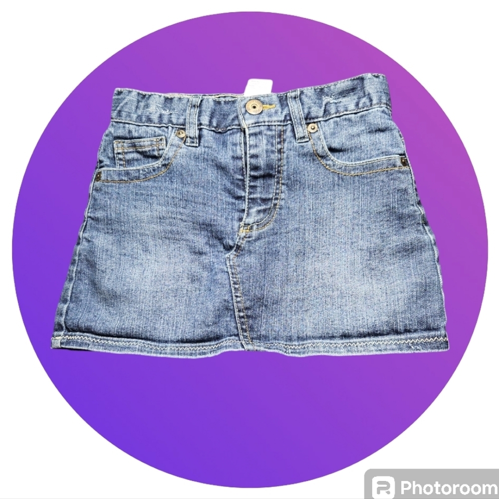 Guess Girls Blue Jean Skirt Size 6X